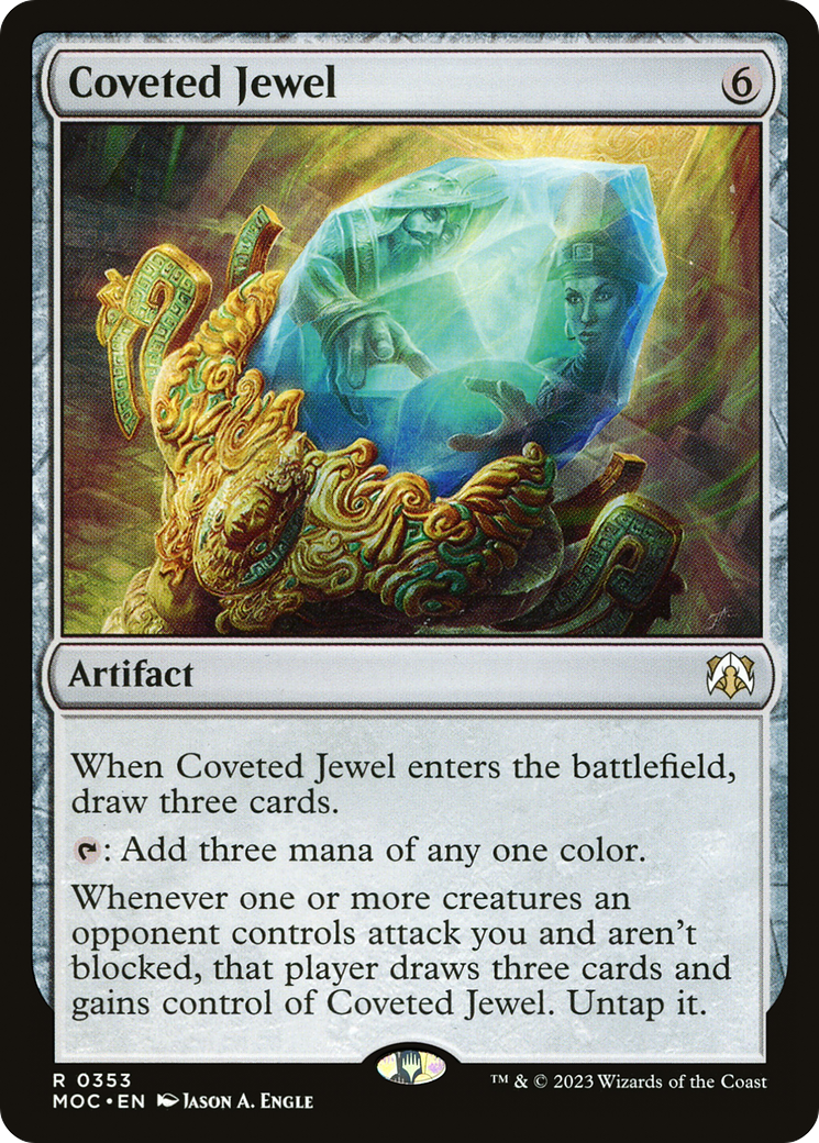 Coveted Jewel (Ripple Foil) [Modern Horizons 3 Commander] | Black Swamp Games