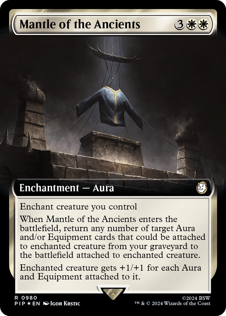 Mantle of the Ancients (Extended Art) (Surge Foil) [Fallout] | Black Swamp Games