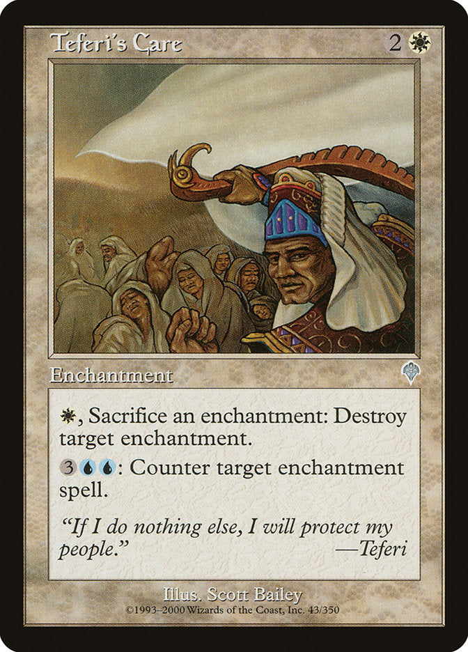 Teferi's Care [Invasion] | Black Swamp Games