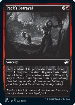 Pack's Betrayal [Innistrad: Double Feature] | Black Swamp Games