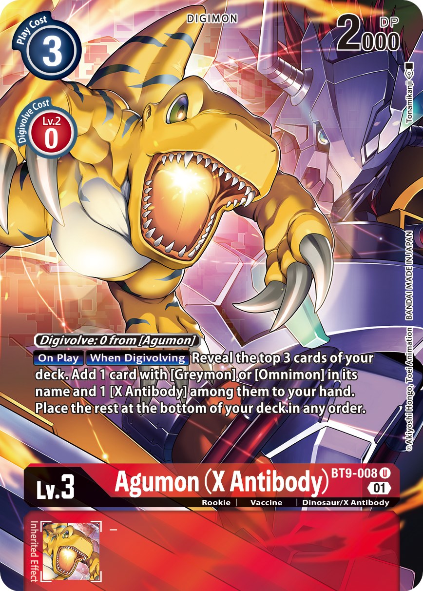 Agumon (X Antibody) [BT9-008] (Alternate Art) [X Record] | Black Swamp Games