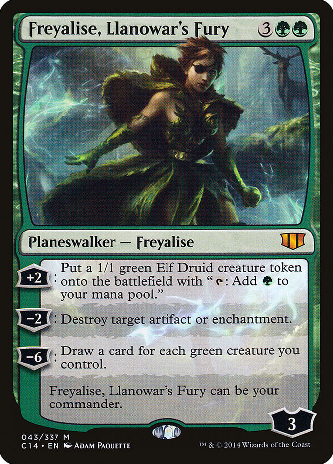 Freyalise, Llanowar's Fury [Commander 2014] | Black Swamp Games