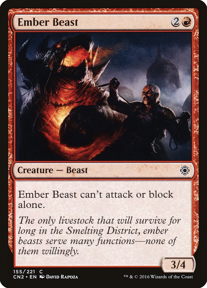 Ember Beast [Conspiracy: Take the Crown] | Black Swamp Games