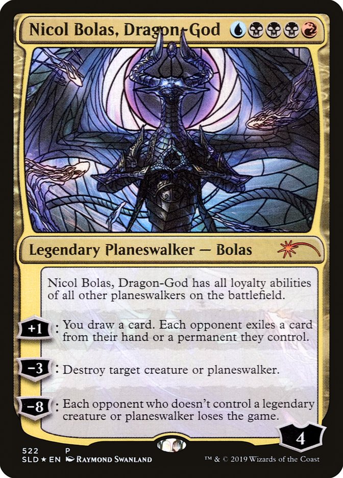 Nicol Bolas, Dragon-God (Stained Glass) [Secret Lair Drop Promos] | Black Swamp Games