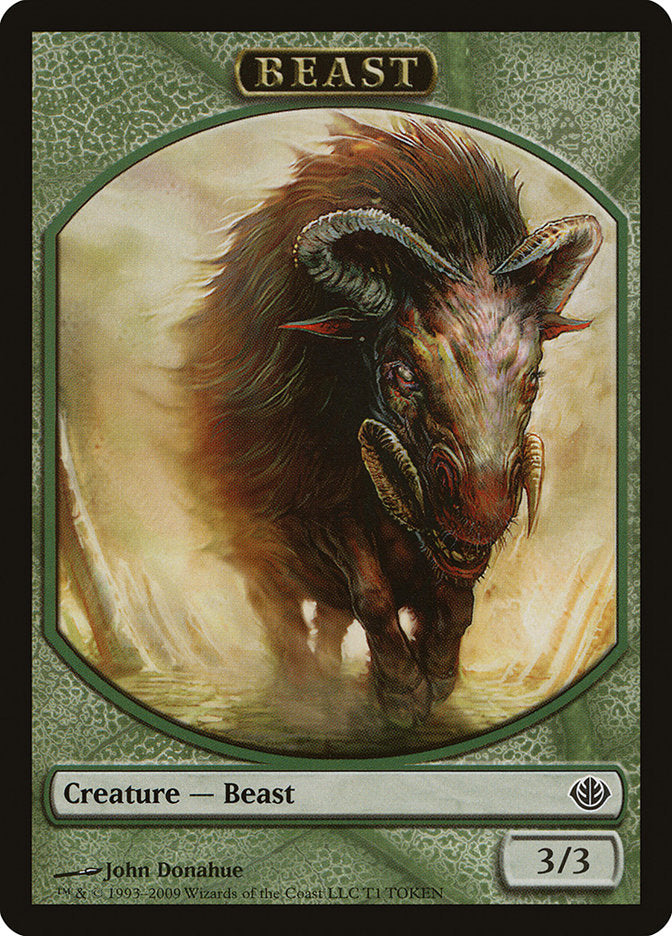 Beast Token (T1) [Duel Decks: Garruk vs. Liliana Tokens] | Black Swamp Games