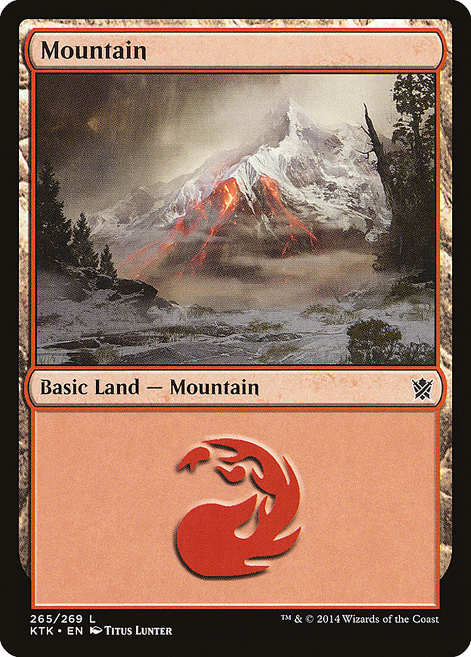 Mountain (265) [Khans of Tarkir] | Black Swamp Games