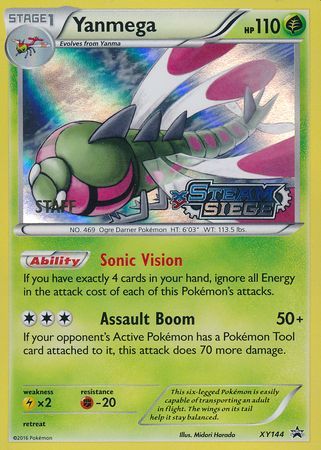 Yanmega (XY144) (Staff) [XY: Black Star Promos] | Black Swamp Games