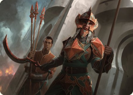 Siege Veteran Art Card [The Brothers' War Art Series] | Black Swamp Games