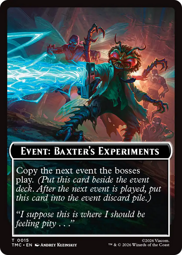 Event: Baxter's Experiments [Teenage Mutant Ninja Turtles Commander Tokens] | Black Swamp Games