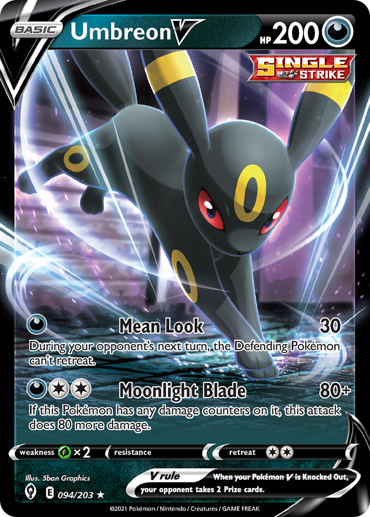 Umbreon V (094/203) (Intro Deck) [Sword & Shield: Evolving Skies] | Black Swamp Games