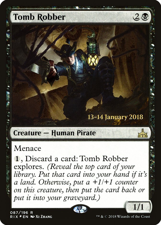 Tomb Robber [Rivals of Ixalan Prerelease Promos] | Black Swamp Games