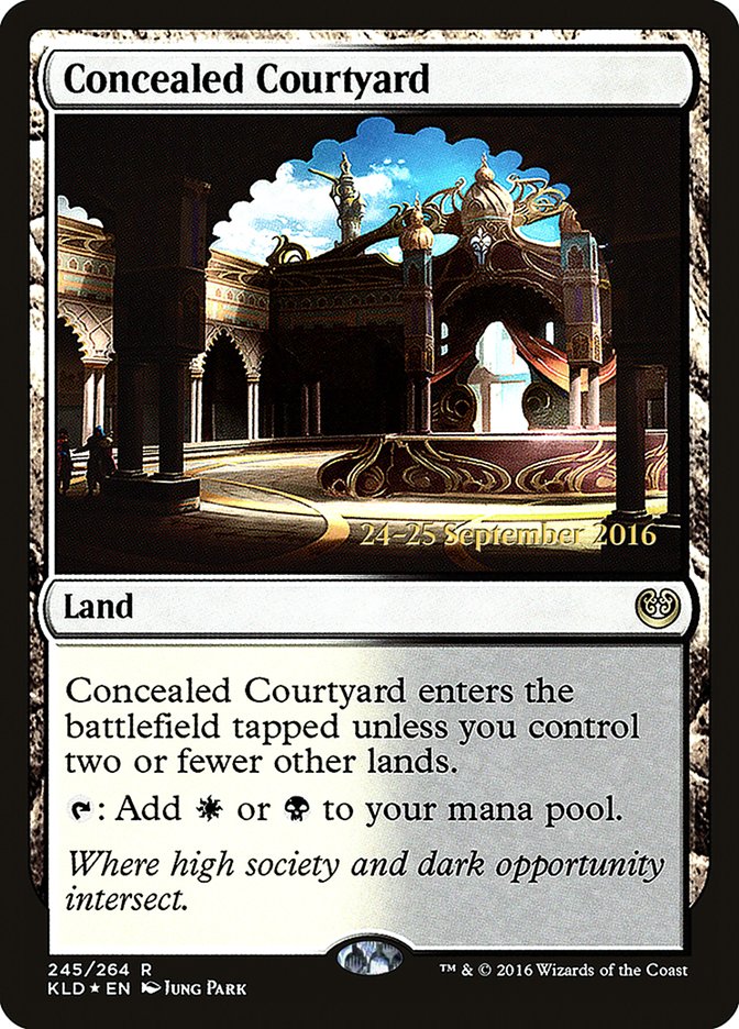 Concealed Courtyard [Kaladesh Prerelease Promos] | Black Swamp Games