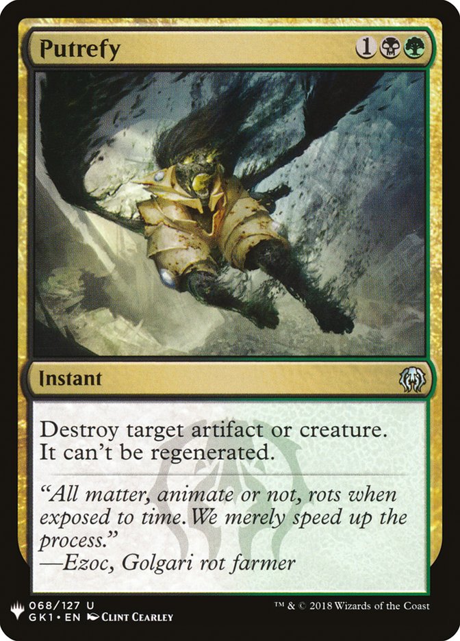 Putrefy [Mystery Booster] | Black Swamp Games
