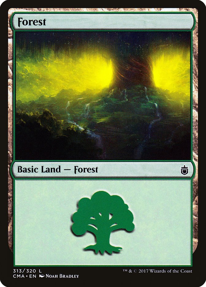 Forest (313) [Commander Anthology] | Black Swamp Games