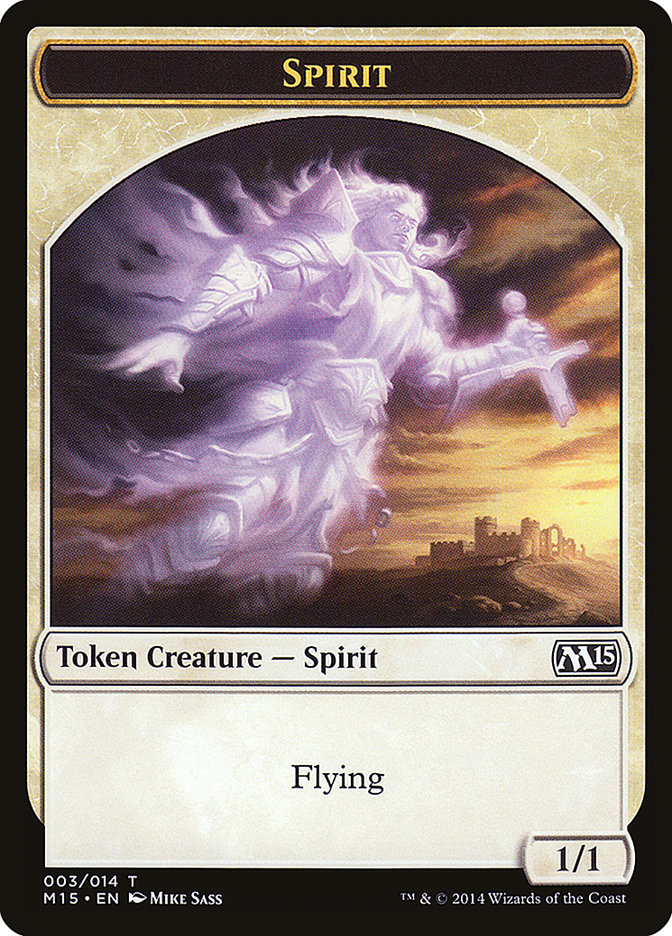 Spirit Token [Magic 2015 Tokens] | Black Swamp Games