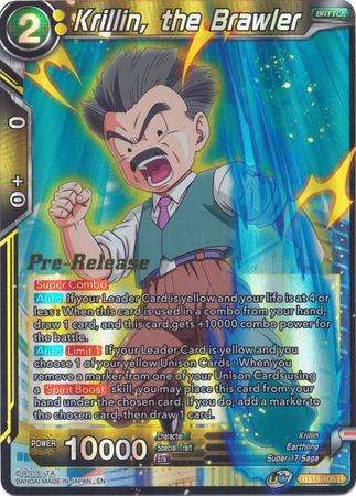Krillin, the Brawler (BT14-105) [Cross Spirits Prerelease Promos] | Black Swamp Games