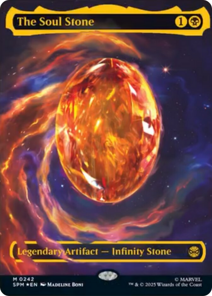 The Soul Stone (Cosmic Foil) [Marvel's Spider-Man] | Black Swamp Games