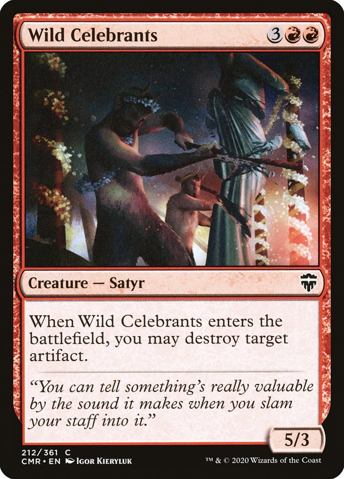 Wild Celebrants [Commander Legends] | Black Swamp Games