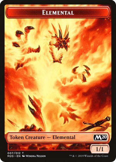 Elemental // Satyr Double-Sided Token [Challenger Decks 2020 Tokens] | Black Swamp Games