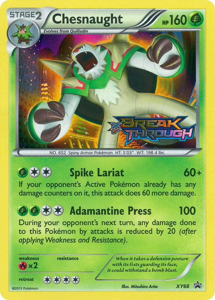 Chesnaught (XY68) [XY: Black Star Promos] | Black Swamp Games