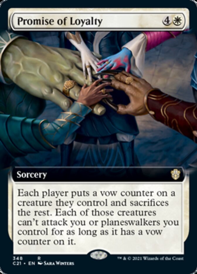 Promise of Loyalty (Extended Art) [Commander 2021] | Black Swamp Games