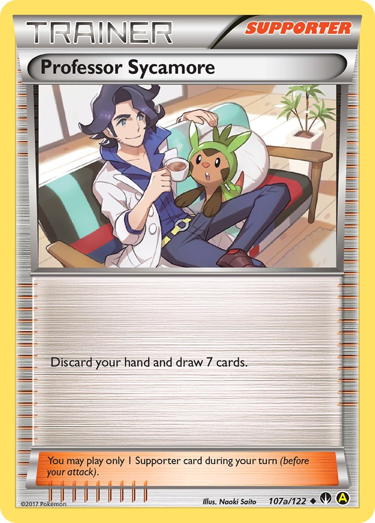 Professor Sycamore (107a/122) [Alternate Art Promos] | Black Swamp Games