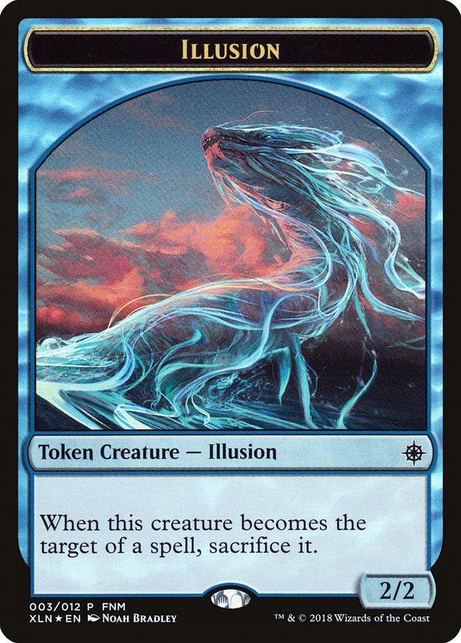 Illusion // Saproling Double-Sided Token [Friday Night Magic 2018] | Black Swamp Games