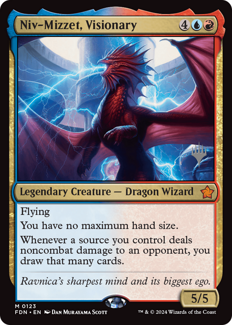 Niv-Mizzet, Visionary (Promo Pack) [Foundations Promos] | Black Swamp Games
