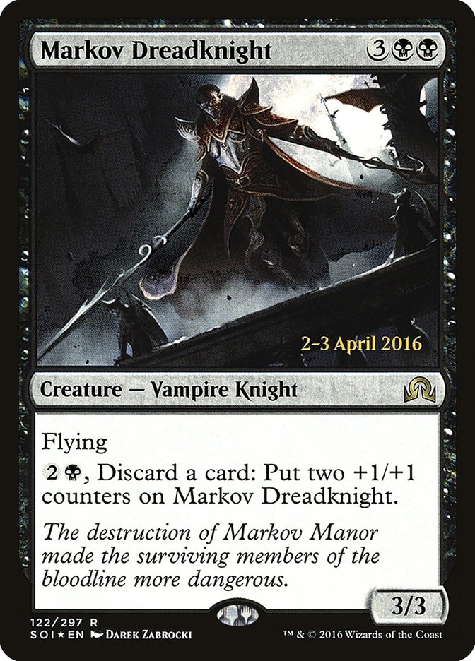 Markov Dreadknight [Shadows over Innistrad Prerelease Promos] | Black Swamp Games