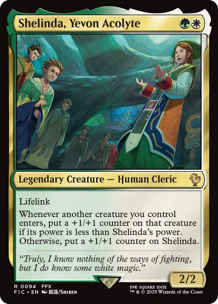 Shelinda, Yevon Acolyte [FINAL FANTASY Commander] | Black Swamp Games