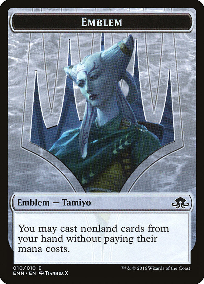 Tamiyo, Field Researcher Emblem [Eldritch Moon Tokens] | Black Swamp Games