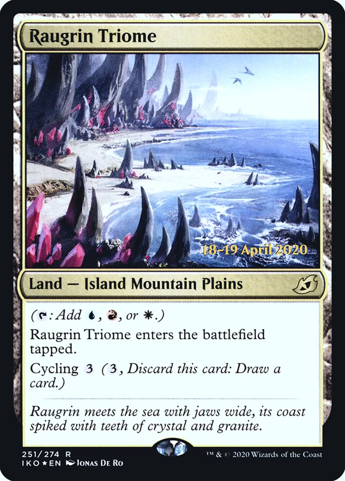 Raugrin Triome [Ikoria: Lair of Behemoths Prerelease Promos] | Black Swamp Games
