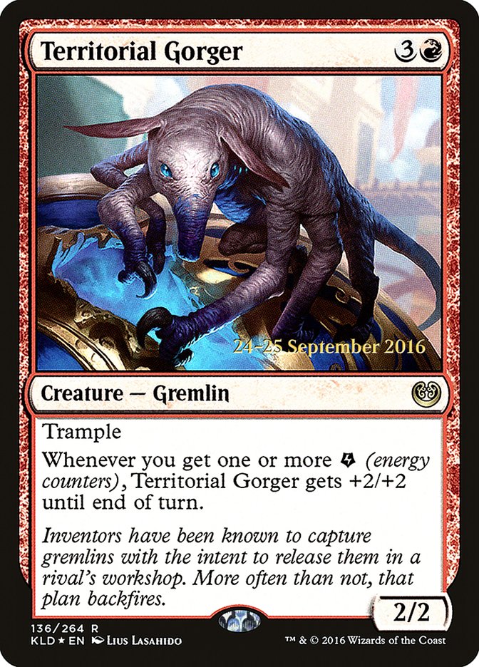 Territorial Gorger [Kaladesh Prerelease Promos] | Black Swamp Games