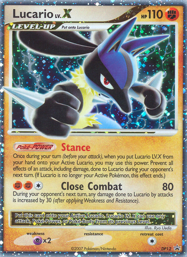 Lucario LV.X (DP12) [Diamond & Pearl: Black Star Promos] | Black Swamp Games