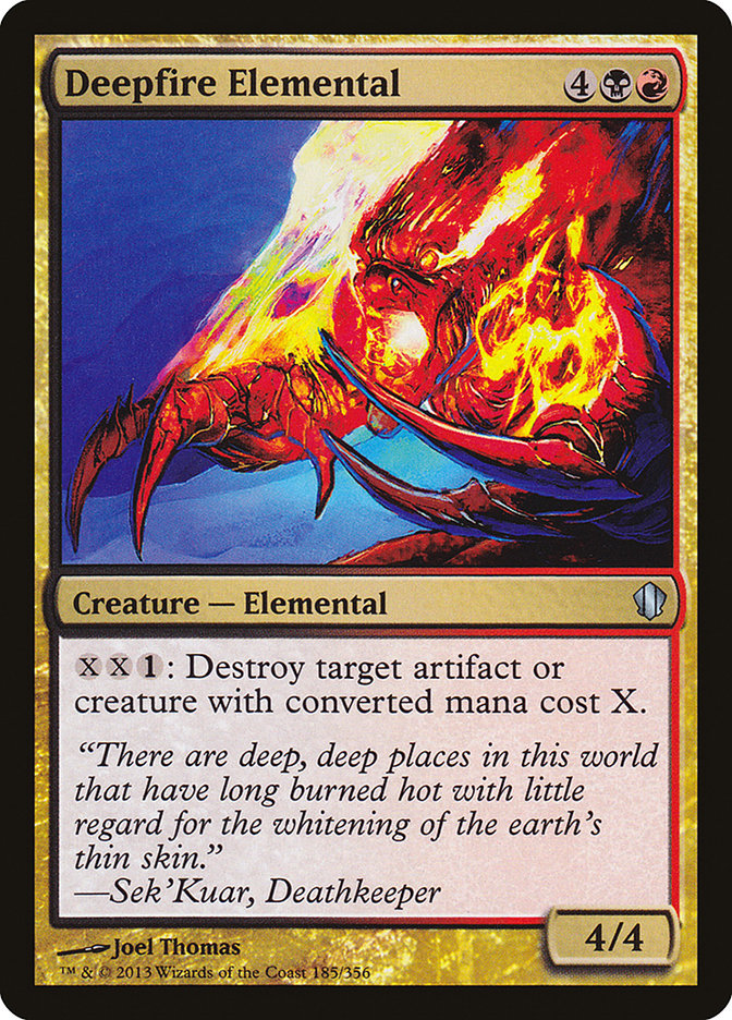 Deepfire Elemental [Commander 2013] | Black Swamp Games
