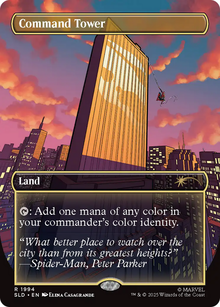 Command Tower (1994) (Rainbow Foil) [Secret Lair Drop Series] | Black Swamp Games