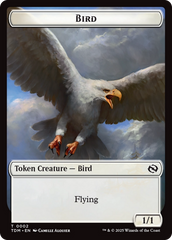 Inkling // Bird Double-Sided Token [Tarkir: Dragonstorm Commander Tokens] | Black Swamp Games