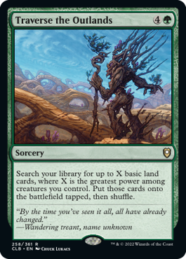 Traverse the Outlands [Commander Legends: Battle for Baldur's Gate] | Black Swamp Games