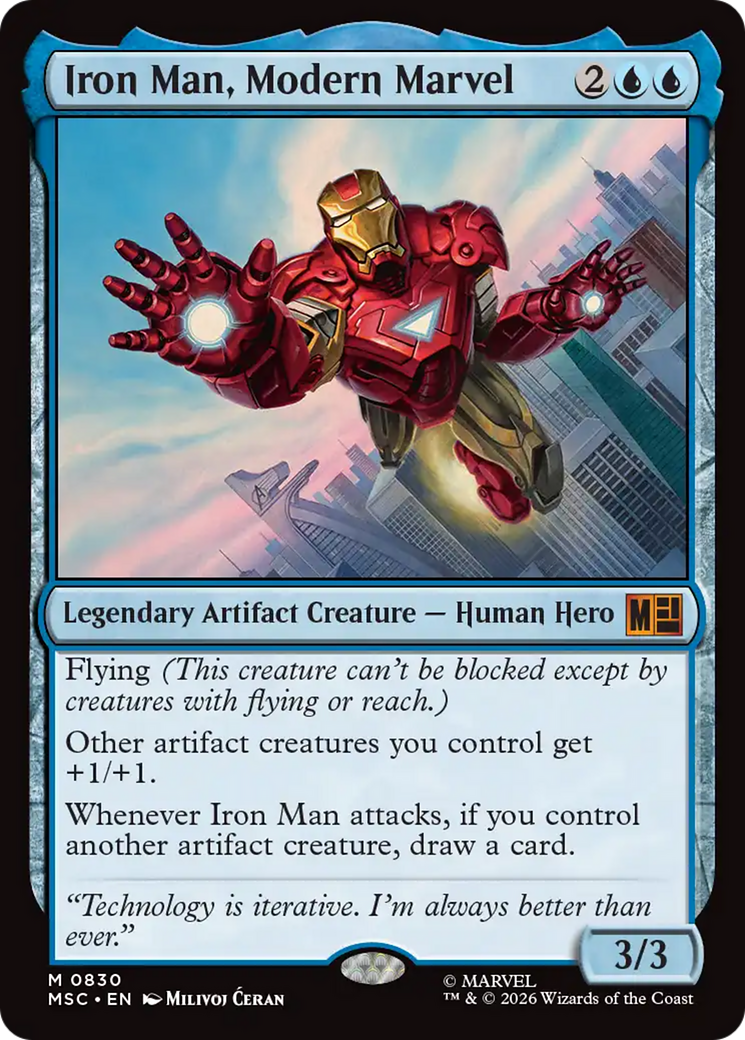 Iron Man, Modern Marvel [Marvel Super Heroes Commander] | Black Swamp Games