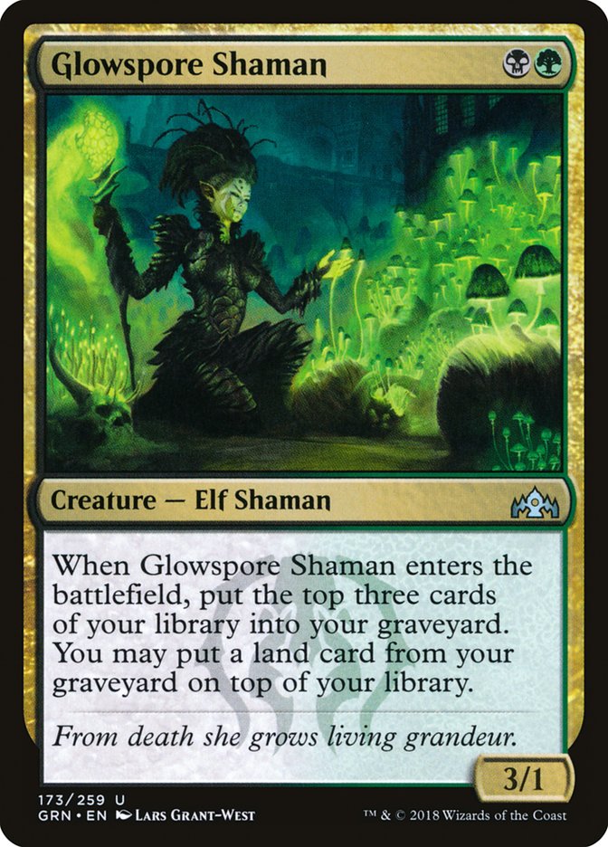 Glowspore Shaman [Guilds of Ravnica] | Black Swamp Games
