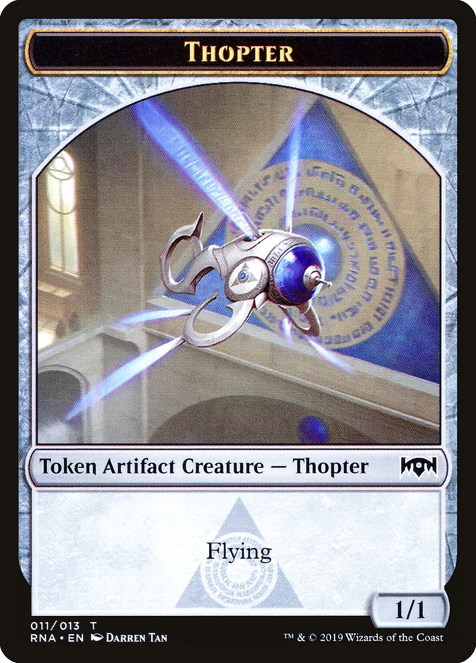 Thopter Token [Ravnica Allegiance Tokens] | Black Swamp Games
