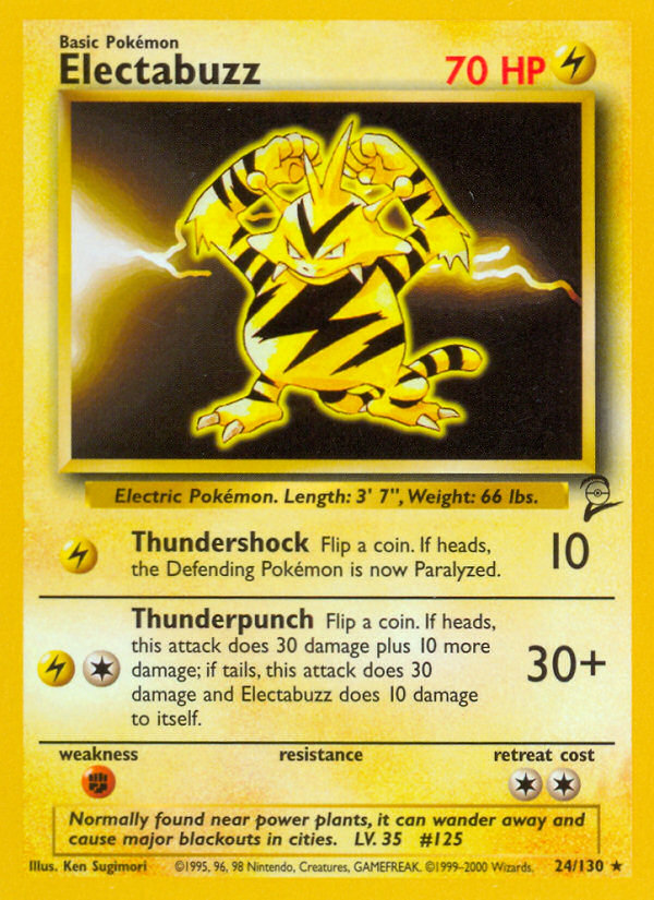 Electabuzz (24/130) [Base Set 2] | Black Swamp Games
