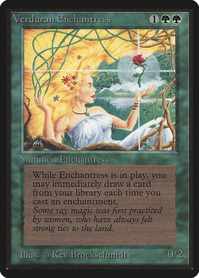 Verduran Enchantress [Beta Edition] | Black Swamp Games