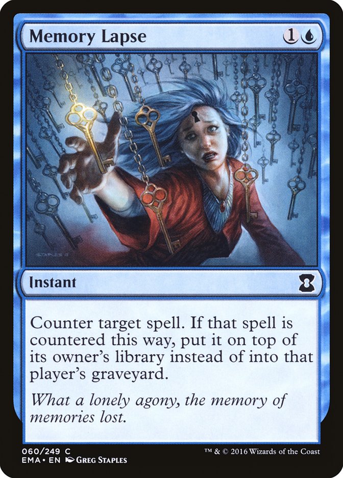 Memory Lapse [Eternal Masters] | Black Swamp Games