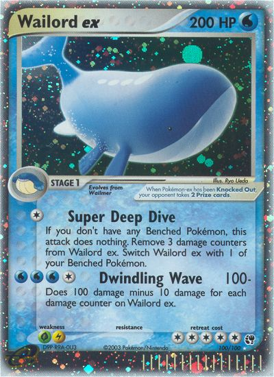Wailord ex (100/100) [EX: Sandstorm] | Black Swamp Games