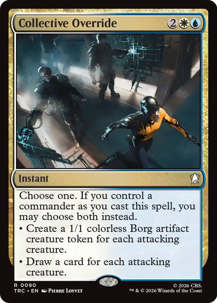 Collective Override (Surge Foil) [Star Trek Commander] | Black Swamp Games
