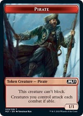Pirate // Weird Double-Sided Token [Core Set 2021 Tokens] | Black Swamp Games