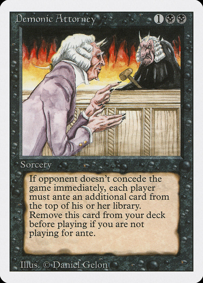 Demonic Attorney [Revised Edition] | Black Swamp Games