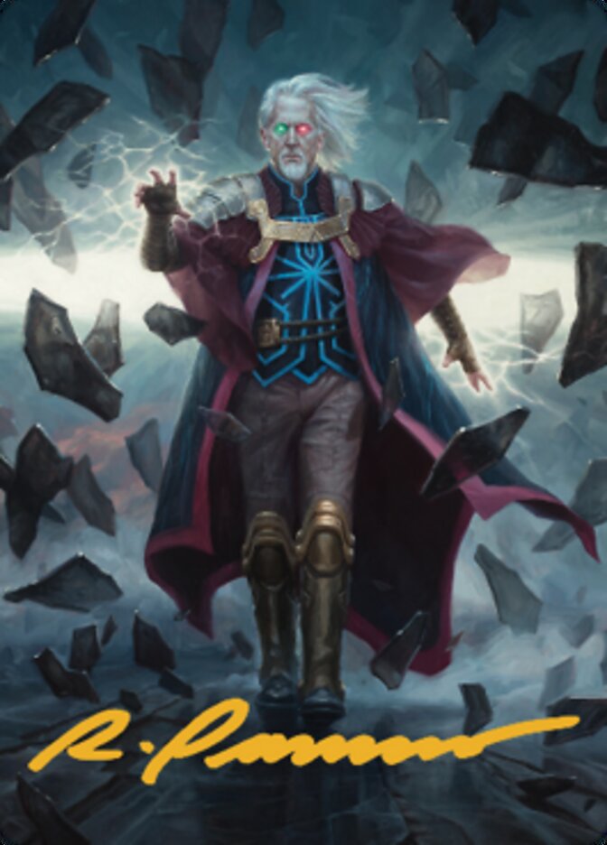 Urza, Planeswalker Art Card (Gold-Stamped Signature) [The Brothers' War Art Series] | Black Swamp Games