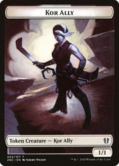 Bird // Kor Ally Double-Sided Token [Zendikar Rising Commander Tokens] | Black Swamp Games